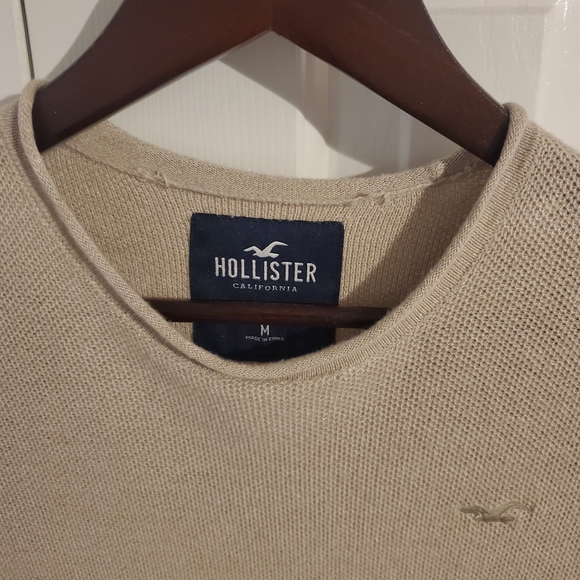 Hollister Tan Linen Knit Tee - Picture 2 of 4